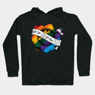 Far too gay for this shit Hoodie